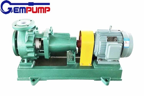 Fodera orizzontale della lega di Fluoroplastic di singola aspirazione della pompa centrifuga della singola fase di IHF80-65-125F