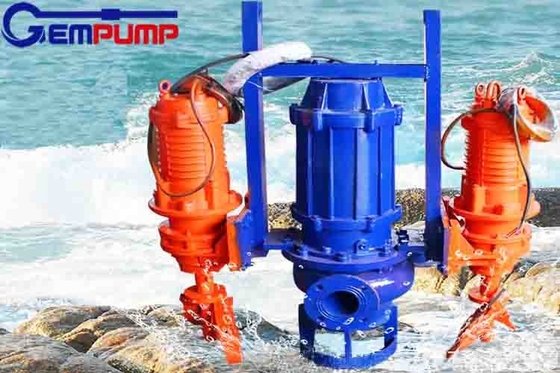 Pompa di sabbia sommergibile di dragaggio dei residui delle acque luride della pompa di fango di ZJQ della pompa di pesce del fiume verticale dello stagno